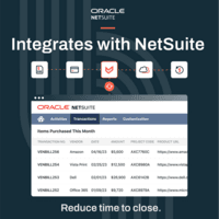 Screenshot of Integrates with NetSuite.
