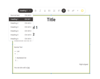 Screenshot of the annotation function, which is helpful for explainability and documenting of a workflow.