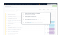 Screenshot of Customer timeline giving you insight into pending orders, previous purchases and potential marketing opportunities