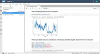 Screenshot of SAP Data Intelligence Jupyter lab notebook for machine learning