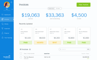 Screenshot of Invoice Overview