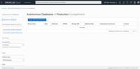 Screenshot of Oracle Autonomous Database is supported on Shared or Dedicated Exadata Infrastructure