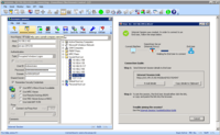 Screenshot of Over-the-Internet Remote Session via Secure Proxy Server