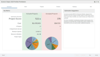 Screenshot of Portfolio Prioritization using Predictive Analytics.