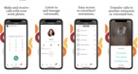 Screenshot of Ooma Business Phone Mobile App