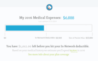 Screenshot of Real-time insights for employee health expenses
