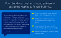 Screenshot of Method can be customized to fit a business.