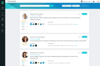 Screenshot of ClearVoice platform talent network
