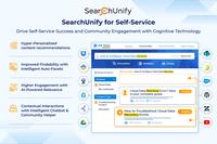 Screenshot of SearchUnify for Self-service