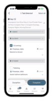 Screenshot of Aline Mobile Task App