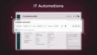 Screenshot of Atera's process automation.