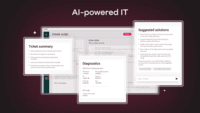 Screenshot of Atera’s AI-powered solution.