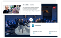 Screenshot of Highlight key moments of the event and live stream presentations