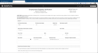 Screenshot of GlobalForms, which has new hire government forms such as I-9 and W-4 forms.