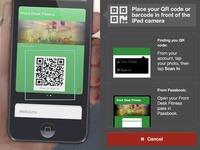 Screenshot of Check clients in quickly with QR codes from a mobile device