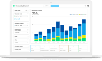 Screenshot of Chart builder and data visualization.