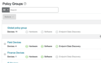 Screenshot of Create Policy Groups
