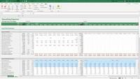 Screenshot of Operational Expenses Planning - Input Excel template