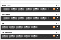 Screenshot of Editing each cancellation flow