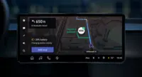 Screenshot of Mapbox for EV and other Mapbox Automotive products are used to build tailored navigation experiences both in-vehicle and in companion apps for drivers.