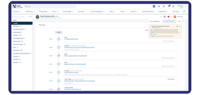 Screenshot of Timeline View: Displays interactions, communications, and donations with prospects in one place. Activities and tasks can be assigned to colleagues, with pinned notes, and the ability to forecast upcoming to-dos.