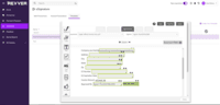 Screenshot of The template builder for Revver's native eSignature tool