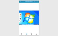 Screenshot of Remote desktop on mobile