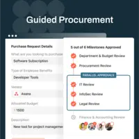Screenshot of Guided Procurement