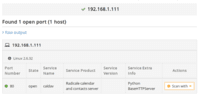 Screenshot of Pentest-Tools.com VPN Scanning