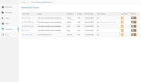 Screenshot of Pentest-Tools.com Scan Scheduler